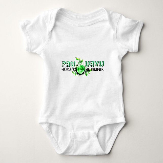 Body Para Bebé Pru Urvu (Anverso)