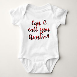 Body Para Bebé Puedo Llamarte Tía