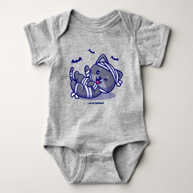 Body Para Bebé ¿Puedo Tener Halloween? (Anverso)