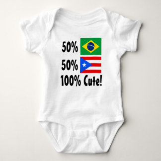 Body Para Bebé Puertorriqueño del brasilen@o el 50% del 50% el