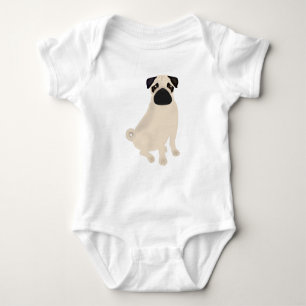 Body Para Bebé Pug Baby Bodysuit