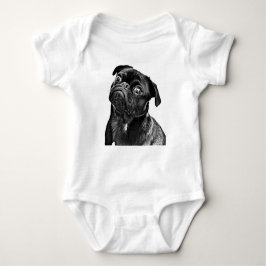 Body Para Bebé Pug| Traje para bebés o para una pieza
