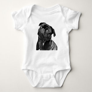 Body Para Bebé Pug  Traje para bebés o para una pieza