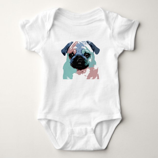 Body Para Bebé Pugly (Anverso)