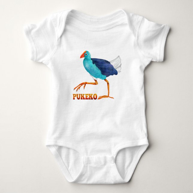 Body Para Bebé Pukeko (Anverso)