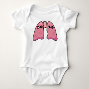 Body Para Bebé Pulmones Adorables - Biología Humana