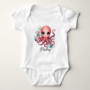 Body Para Bebé Pulpo Colorido