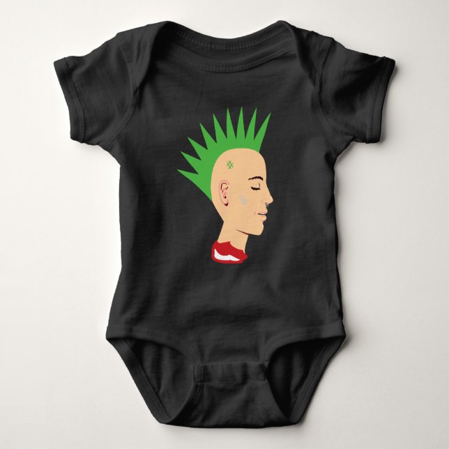 Body Para Bebé Punk Guy (Anverso)