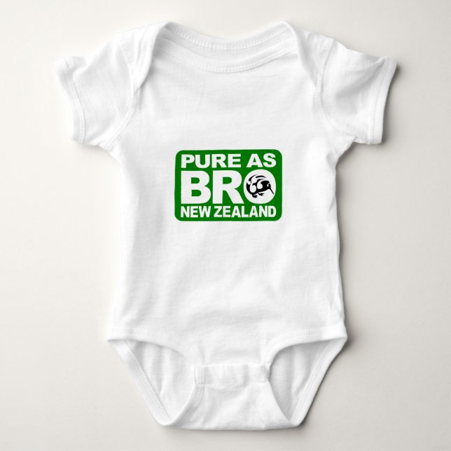 Body Para Bebé Puro como hermano, Nueva Zelanda, KIWI (Anverso)