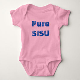 Body Para Bebé Puro SISU Finlandés Baby One-Piece (Rosa)