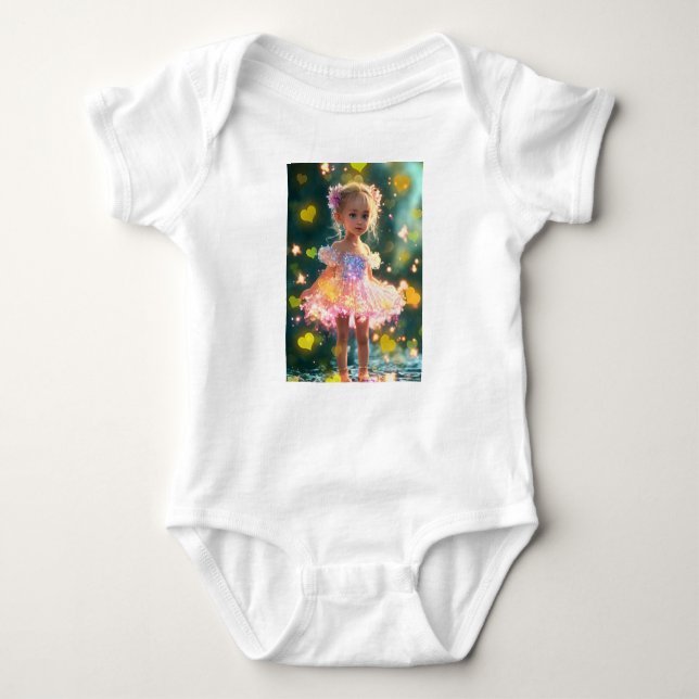 Body Para Bebé Purpurina con Amor (Anverso)