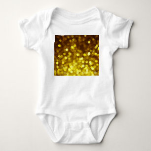 Body Para Bebé Purpurina de oro: textura de Navidades festivos.