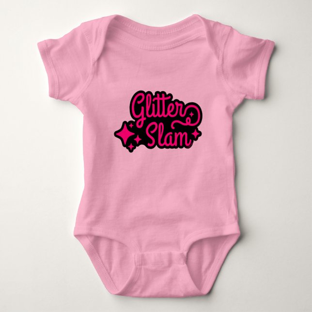 Body Para Bebé Purpurina Slam (Anverso)
