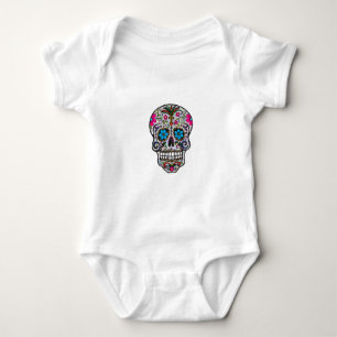 Body Para Bebé purpurina Sugar Skull
