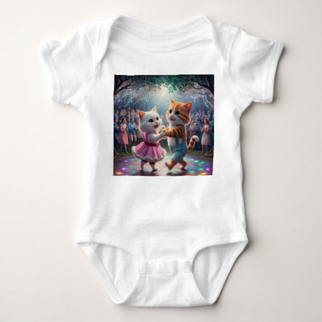 Body Para Bebé Purr-fect Dance Duo baby cloth (Anverso)