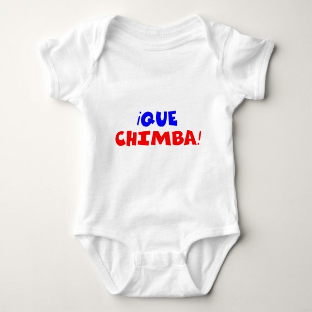 BODY PARA BEBÉ QUE CHIMBA (Anverso)