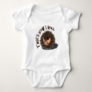 Body Para Bebé "Que es cómo ruedo" el erizo enrollado