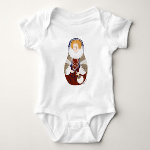 Body Para Bebé Queen Elizabeth I Matryoshka Baby Bodysuit