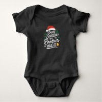 Querido Santa Mi Hermano Lo Hizo Funny Navidad 