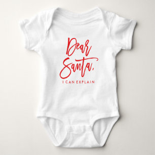 Body Para Bebé Querido Santa   NAVIDADES