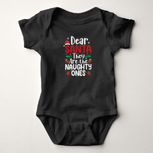 Body Para Bebé Querido Santa Son Los Traviesos Navidad Coincidenc