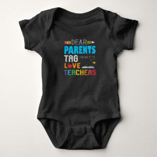 Body Para Bebé Queridos Padres Regalo Divertido Personal de la Es