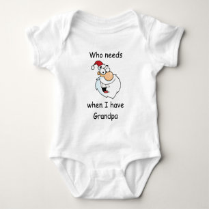 Body Para Bebé ¿Quién necesita a Santa cuando tenga abuelo?