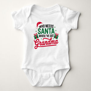 Body Para Bebé Quién necesita a santa cuando tengo navidades de l