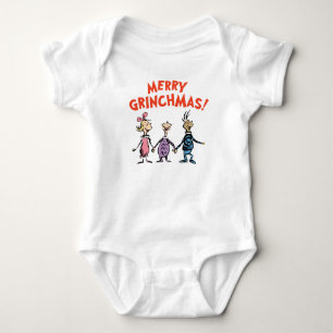 Body Para Bebé Quienes se dan la mano Feliz Grinchmas