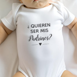 Body Para Bebé Quieren ser mis padres propuesta