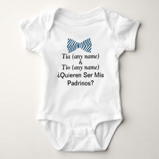 Body Para Bebé Quieren Ser Mis Padrinos Godfather Proposal Baby B