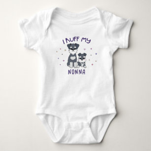 Body Para Bebé Quiero a mi Nonna - Perritos Adorables