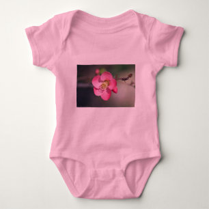 Body Para Bebé Quince de Flores Rosa Perfecto