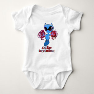 Body Para Bebé Qwiby: Bebé traje de bebé con camiseta de invasión