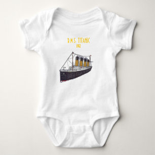 Body Para Bebé R.M.S. TITÁNICO - enredadera infantil