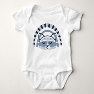 Body Para Bebé Raccoon lindo Baby Bodysuit Sleeper