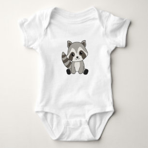 Body Para Bebé Raccoon Sweet Animals Para Niños Raccoons Funny
