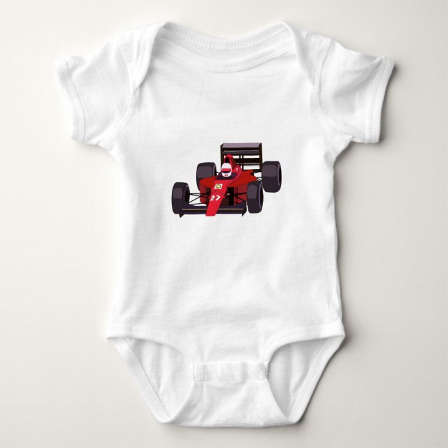 Body Para Bebé Race Car (Anverso)