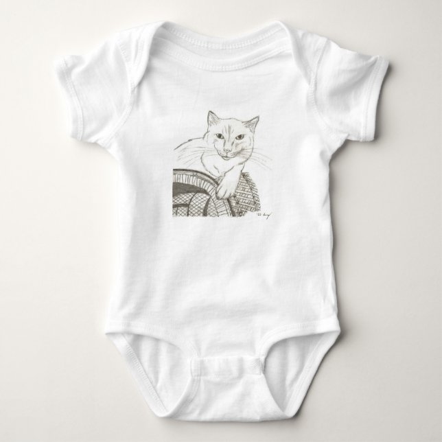 Body Para Bebé Ragdoll retrato infantil (Anverso)