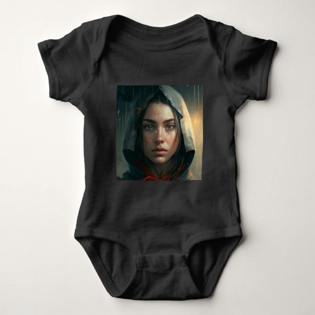 Body Para Bebé Rain hood girl (Anverso)