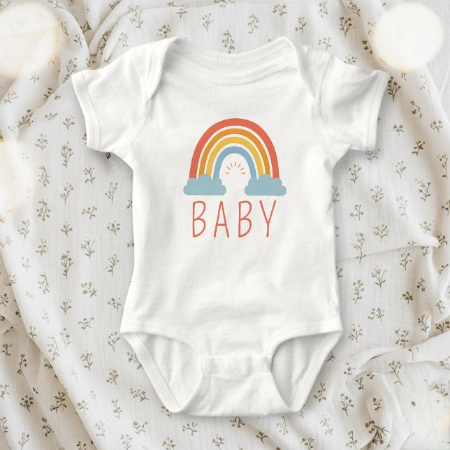 Body Para Bebé Rainbow baby bodysuit, baby shirt, rainbow baby  (Subido por el creador)