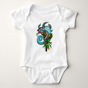Body Para Bebé Rainbow Chameleon
