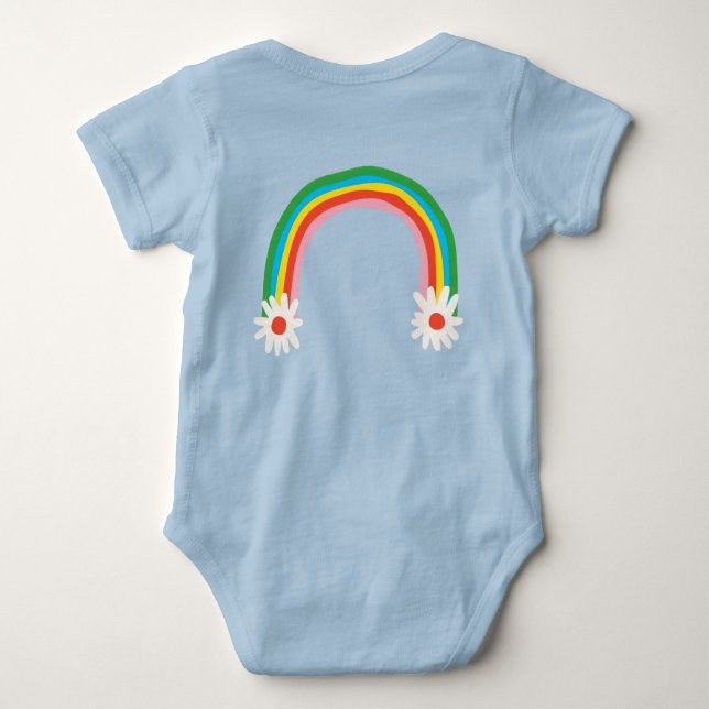 Body Para Bebé Rainbow & Daisy Baby Bodysuit (Reverso)