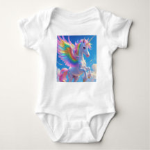 Rainbow Winged Prancing Unicorn