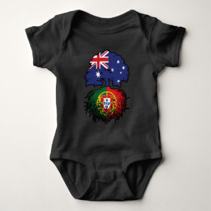 Body Para Bebé Raíz australiana portuguesa de Australia