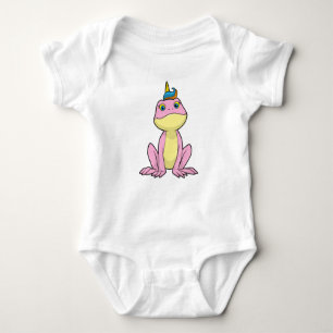 Body Para Bebé Rana como unicornio
