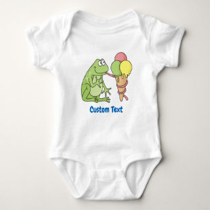 Body Para Bebé Rana con traje de bebé icecream