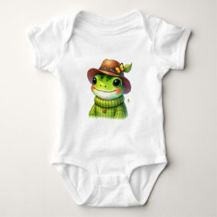 Body Para Bebé Rana de Sombrero Feliz