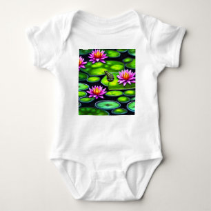Body Para Bebé Rana pequeña en Lily Pad