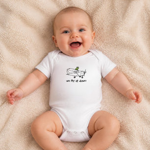 Body Para Bebé Rana Vuela Avión Personalizado Bebé Niño Aviación